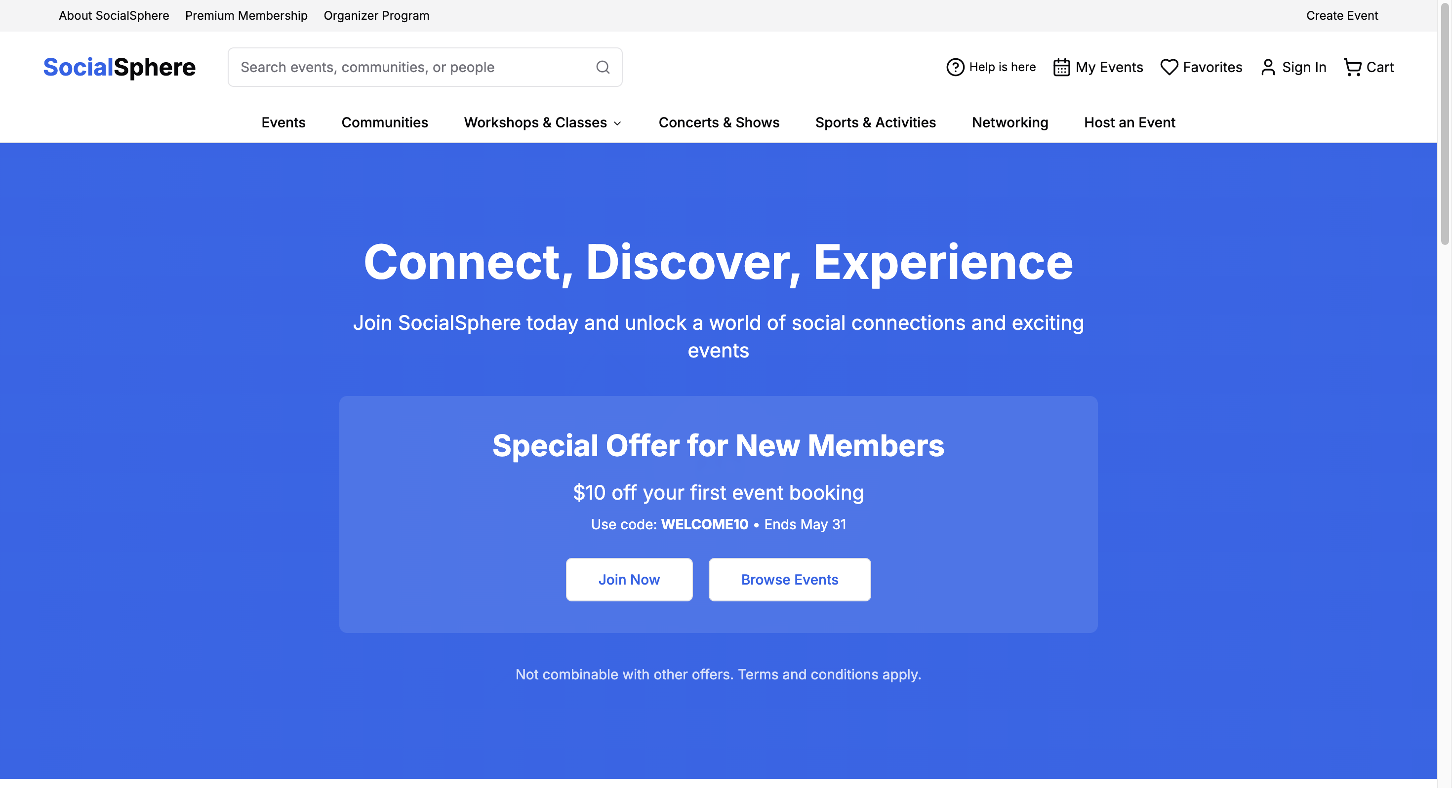 A Social Networking & Event Booking Platform